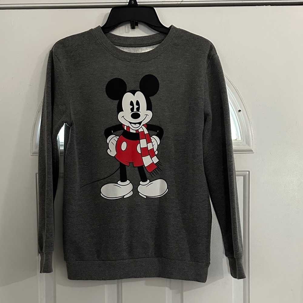 Kids Gray Mickey Mouse Sweater